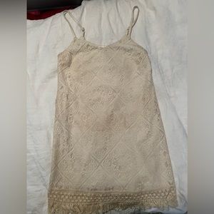 Boho above the knee dress